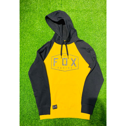 Fox Unisex Hoddie Yellow Black