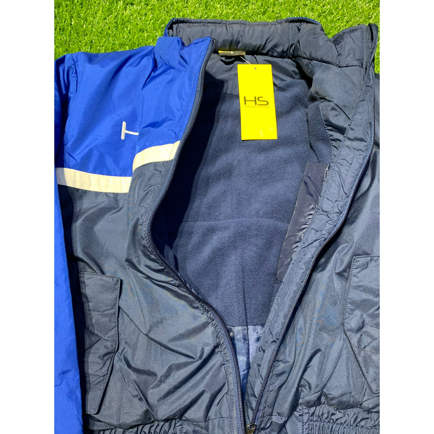 HS Parachute Fleece Jacket Blue