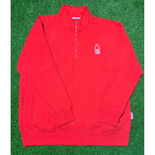 Red Forest Half zip Unisex Hoddie