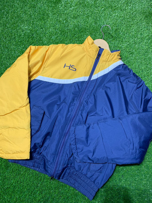 HS Parachute Fleece Jacket Blue Yellow